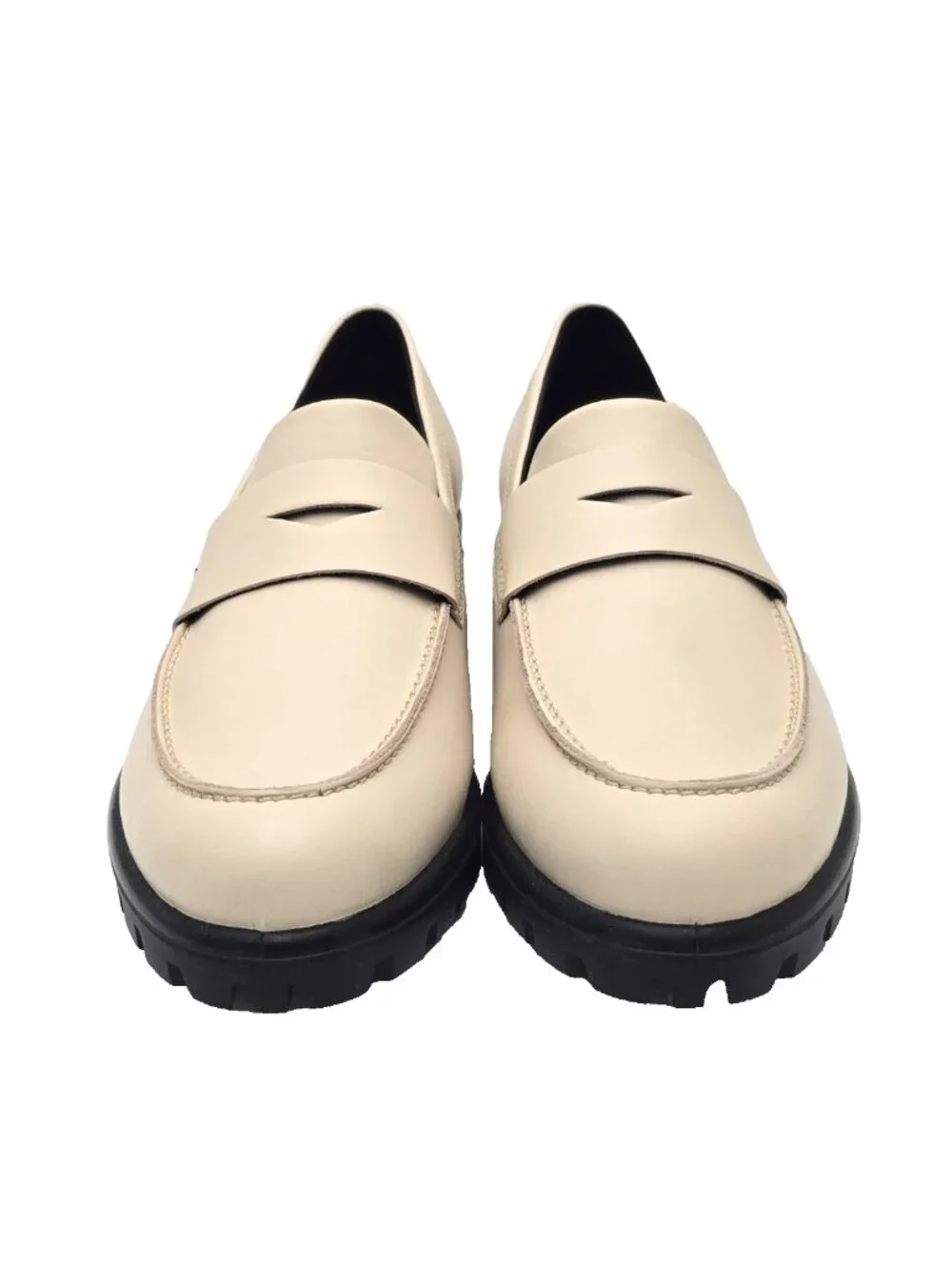 ECCO Modtray Limestone Moc Toe Penny Loafer Women's Size 11-11.5 New!